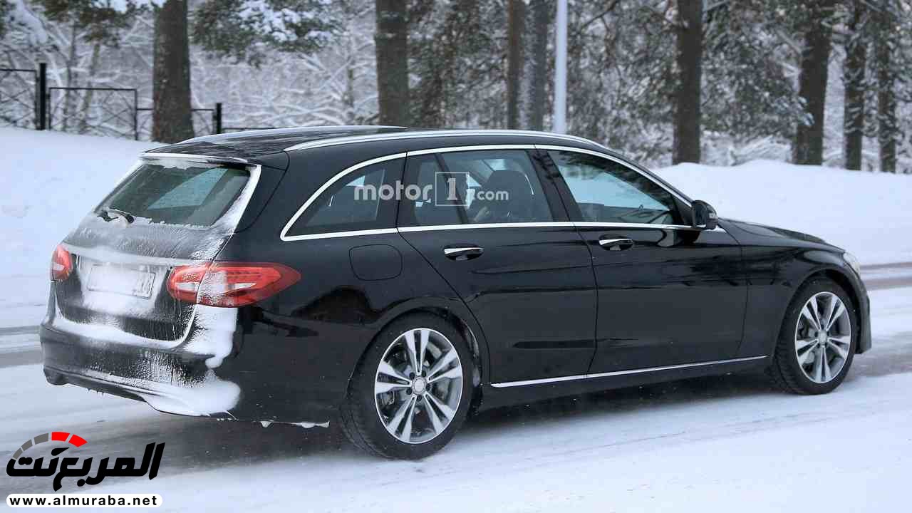 "صور تجسسية" أثناء اختبار فيس ليفت "مرسيدس بنز" C-Class إيستيت 2018 Mercedes-Benz 6