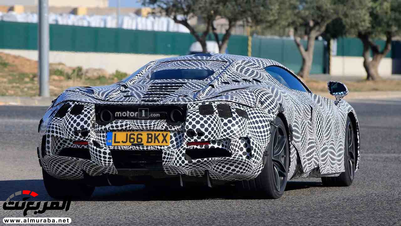 "صور تجسسية" أثناء اختبار السوبركار "مكلارين" P14 القادمة McLaren 10