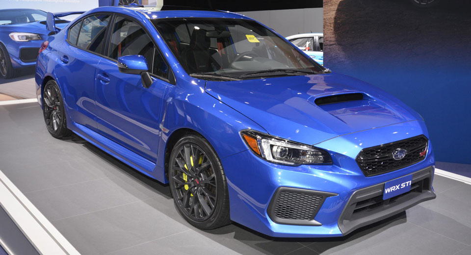 “سوبارو” تكشف بديترويت عن الموديلين المحدثين WRX و Subaru 2018 WRX STI