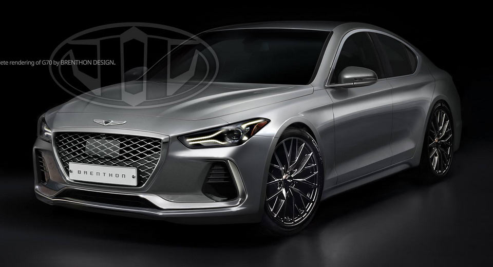 “صورة افتراضية” هي الأقرب للشكل الواقعي للـ”جينيسيس” Genesis G70 2018