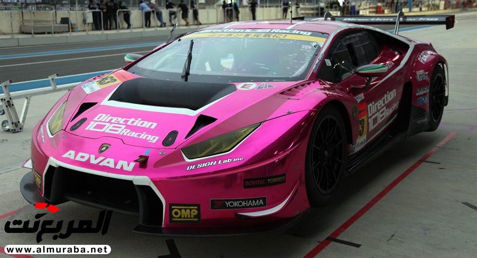 عرض سيارة السباق "لامبورجيني" هوراكان جي تي 3 وردية للبيع بالولايات المتحدة Lamborghini Huracan GT3 8