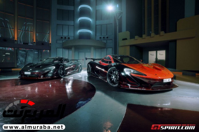 "بالصور" مكلارين P1 GTR تصل أراضي دبي وتعرض وحدتين منها بالمنتزه الأكبر في العالم McLaren 1