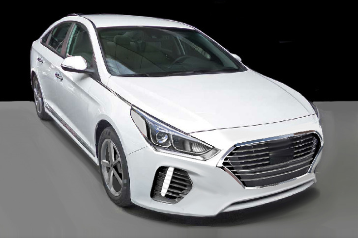 "صور افتراضية" لفيس ليفت خارجية "هيونداي" سوناتا 2018 Hyundai Sonata 3