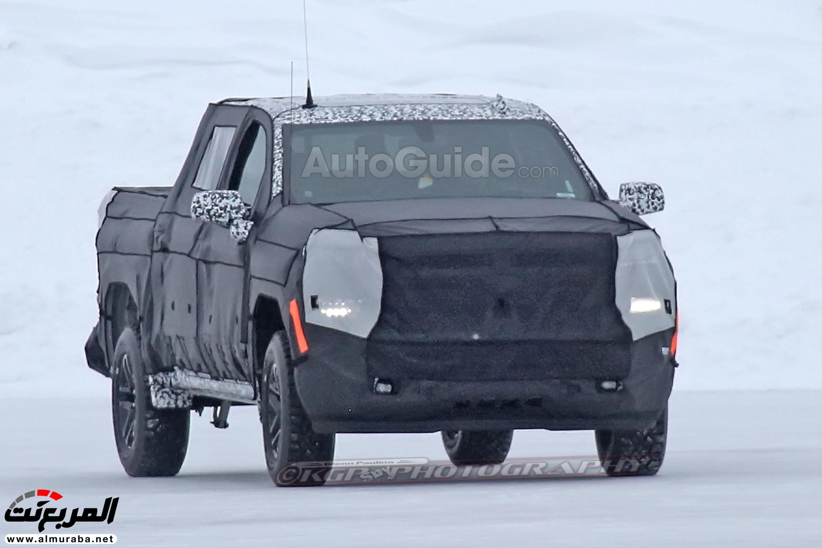 "صور تجسسية" أثناء اختبار الجيل القادم من شاحنة بيك أب "شيفروليه" سيلفيرادو Chevrolet Silverado 2019 1