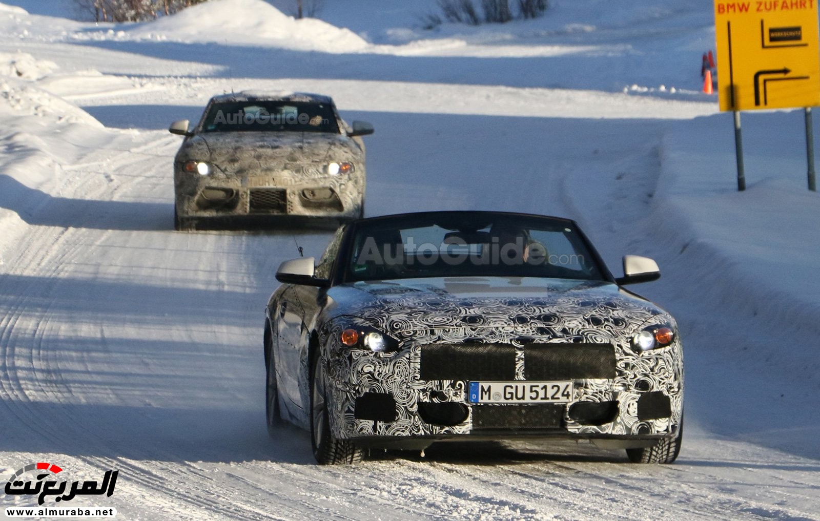 "صور تجسسية" أثناء اختبار "بي إم دبليو" Z5 و "تويوتا" سوبرا جنبًا إلى جنب BMW Z5 2018 & Toyota Supra 2018 1