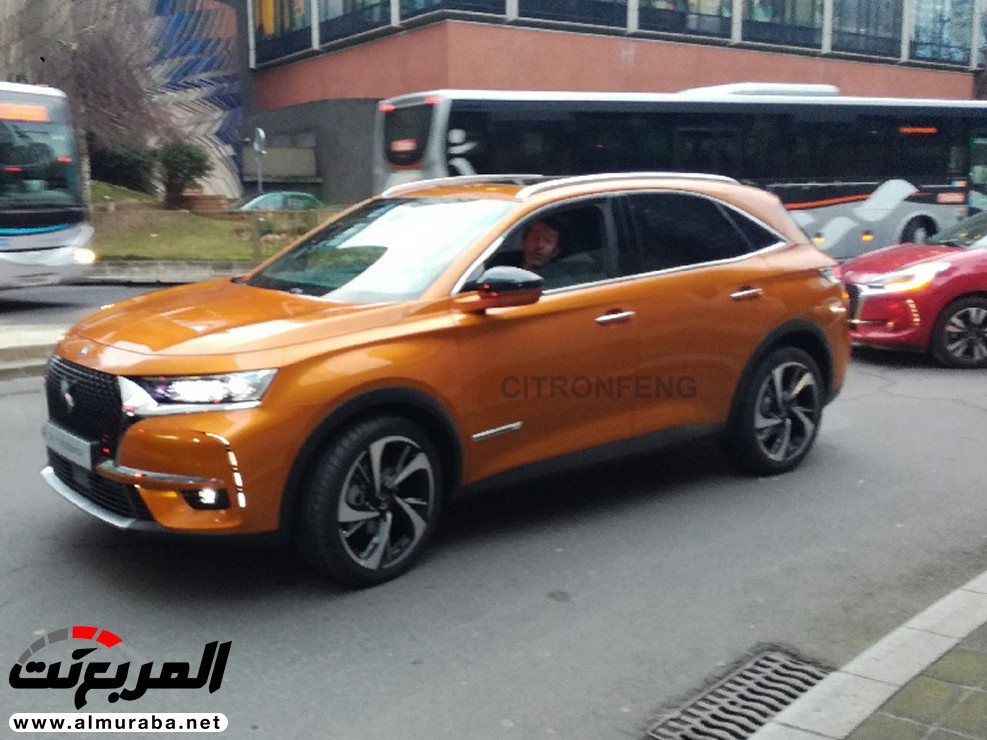 "صور تجسسية" بدون أية تمويهات للإس يو في متوسطة الحجم "سيتروين" Citroen 2018 DS 7 1