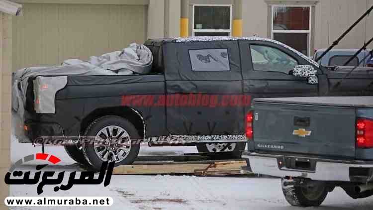 "صور تجسسية" أثناء اختبار شيفروليه سيلفرداو 2019 الجديد Chevrolet Silverado 10