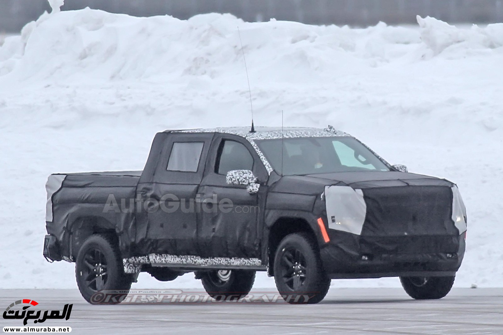 "صور تجسسية" أثناء اختبار الجيل القادم من شاحنة بيك أب "شيفروليه" سيلفيرادو Chevrolet Silverado 2019 10