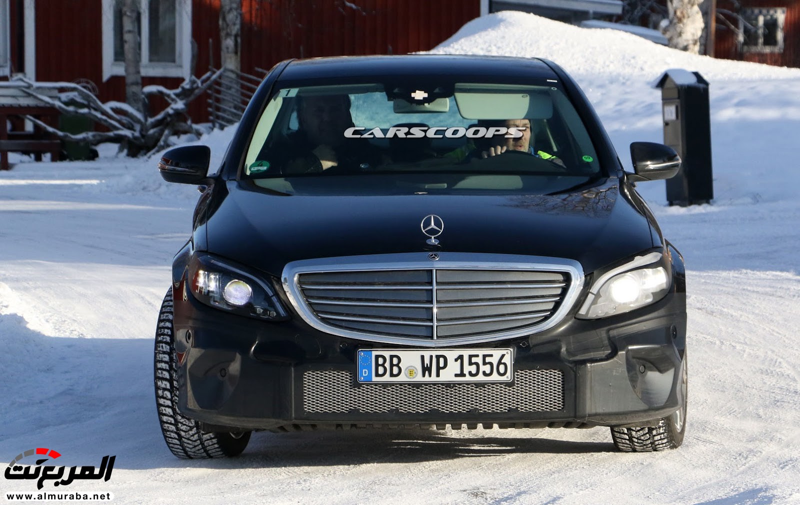 "صور تجسسية" أثناء اختبار فيس ليفت "مرسيدس بنز" سي كلاس بمصابيح محدّثة Mercedes-Benz C-Class 2018 10