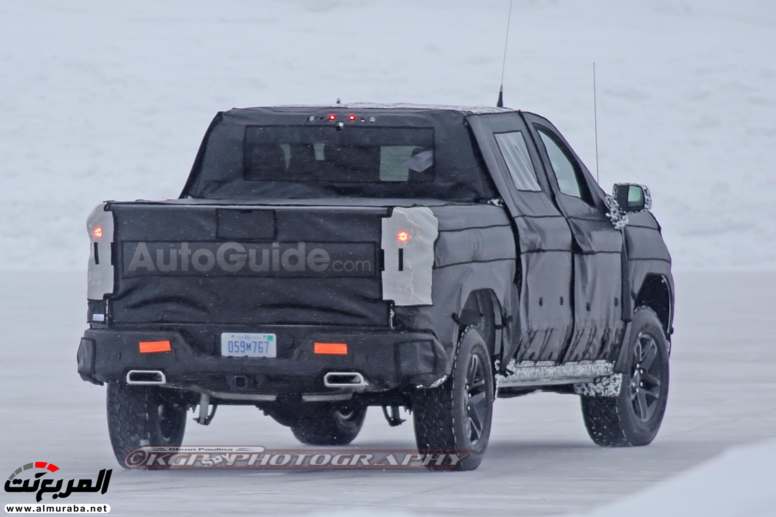 "صور تجسسية" أثناء اختبار الجيل القادم من شاحنة بيك أب "شيفروليه" سيلفيرادو Chevrolet Silverado 2019 11