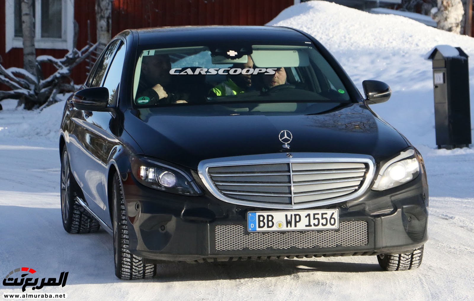 "صور تجسسية" أثناء اختبار فيس ليفت "مرسيدس بنز" سي كلاس بمصابيح محدّثة Mercedes-Benz C-Class 2018 11