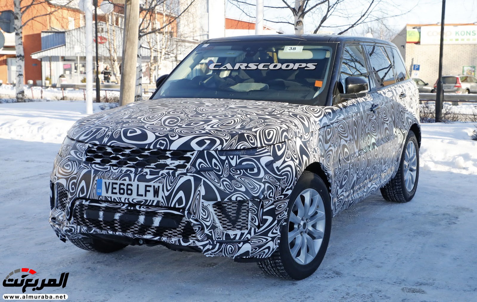 "صور تجسسية" أثناء اختبار رنج روفر سبورت ذات المكونات الهجينة بشمال السويد Range Rover Sport PHEV 2019 12