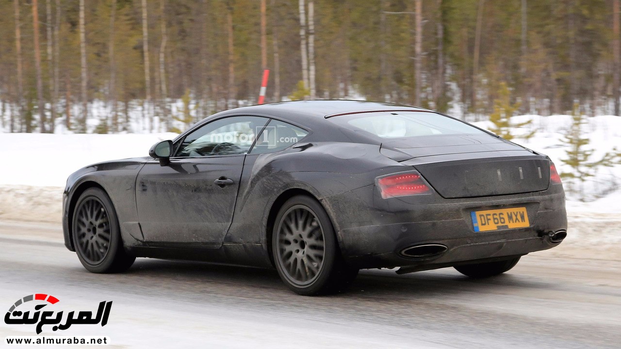 "صور تجسسية" أثناء اختبار "بنتلي" كونتينيننتال جي تي بتمويهات خفيفة Bentley Continental GT 11