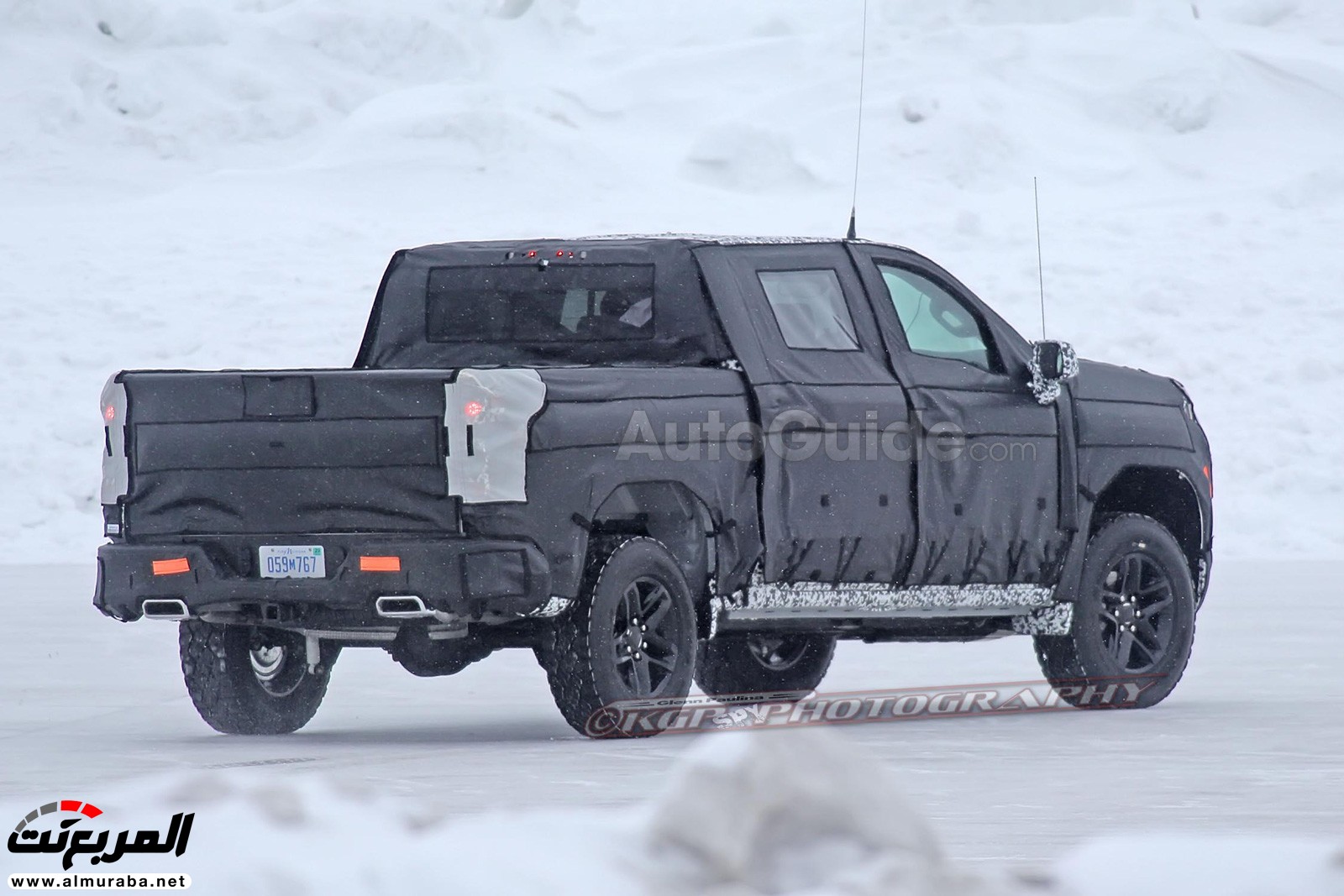 "صور تجسسية" أثناء اختبار الجيل القادم من شاحنة بيك أب "شيفروليه" سيلفيرادو Chevrolet Silverado 2019 14