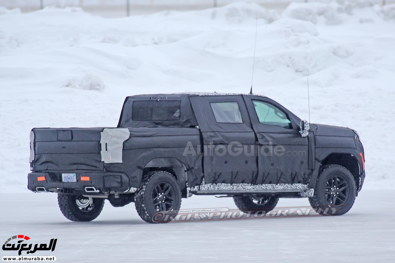 "صور تجسسية" أثناء اختبار الجيل القادم من شاحنة بيك أب "شيفروليه" سيلفيرادو Chevrolet Silverado 2019 15