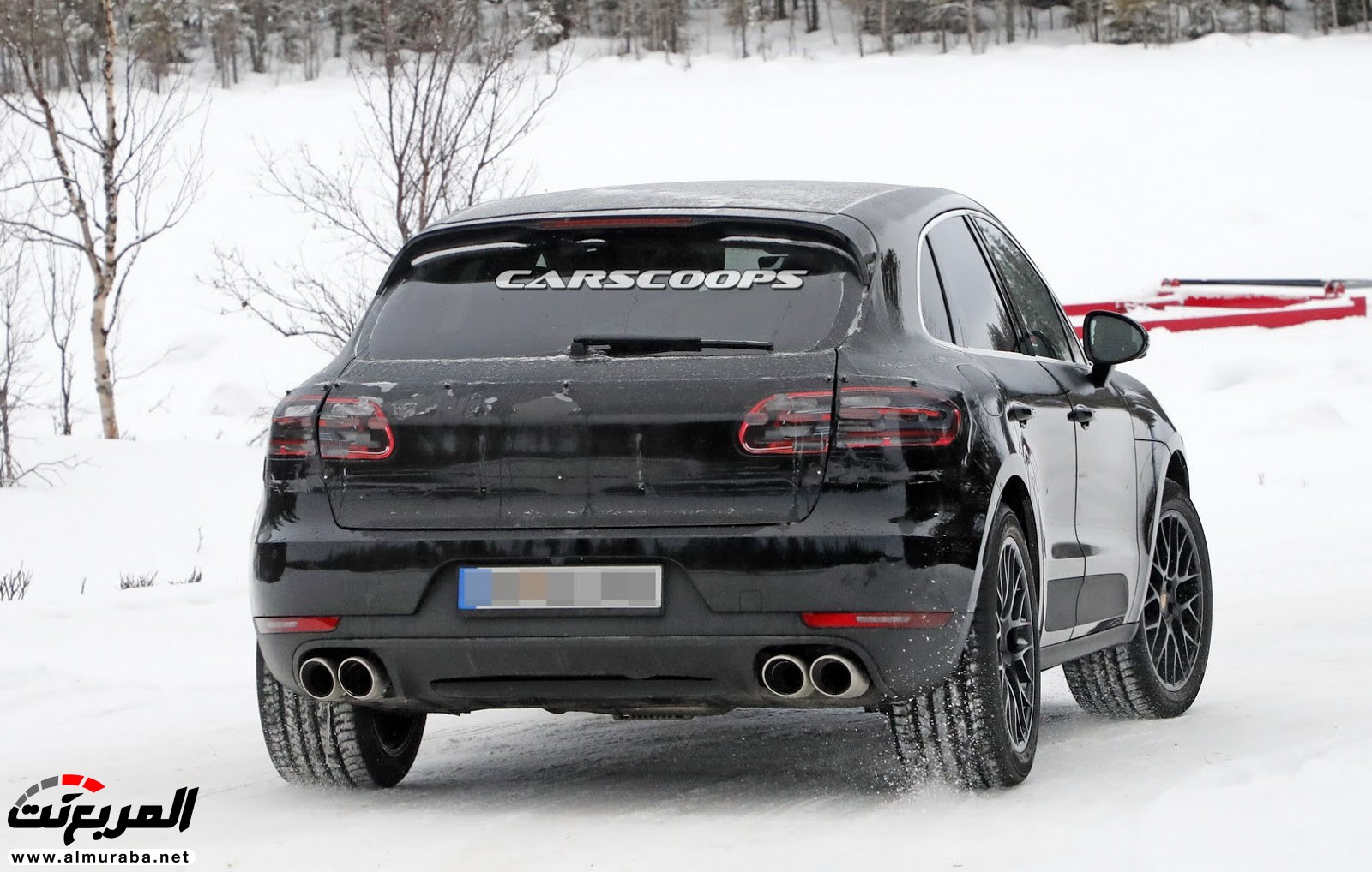 "صور تجسسية" أثناء إجراء الاختبارات الشتوية على فيس ليفت إس يو في "بورش" ماكان Porsche Macan 2019 2