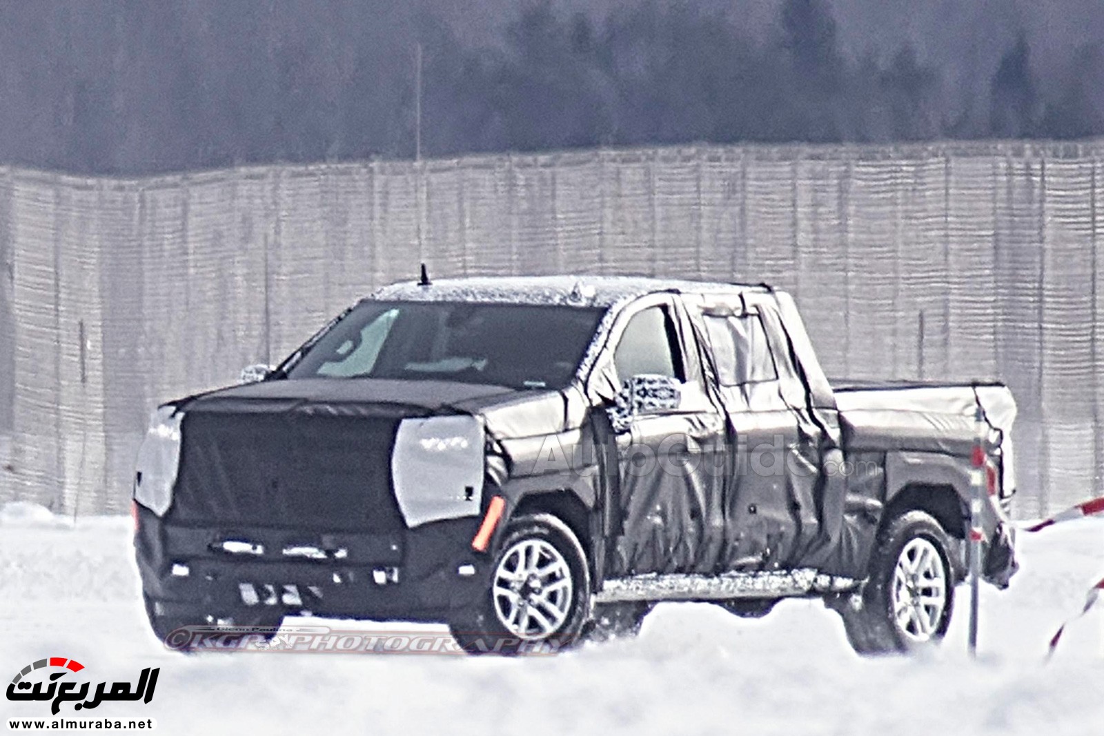 "صور تجسسية" أثناء اختبار الجيل القادم من شاحنة بيك أب "شيفروليه" سيلفيرادو Chevrolet Silverado 2019 20