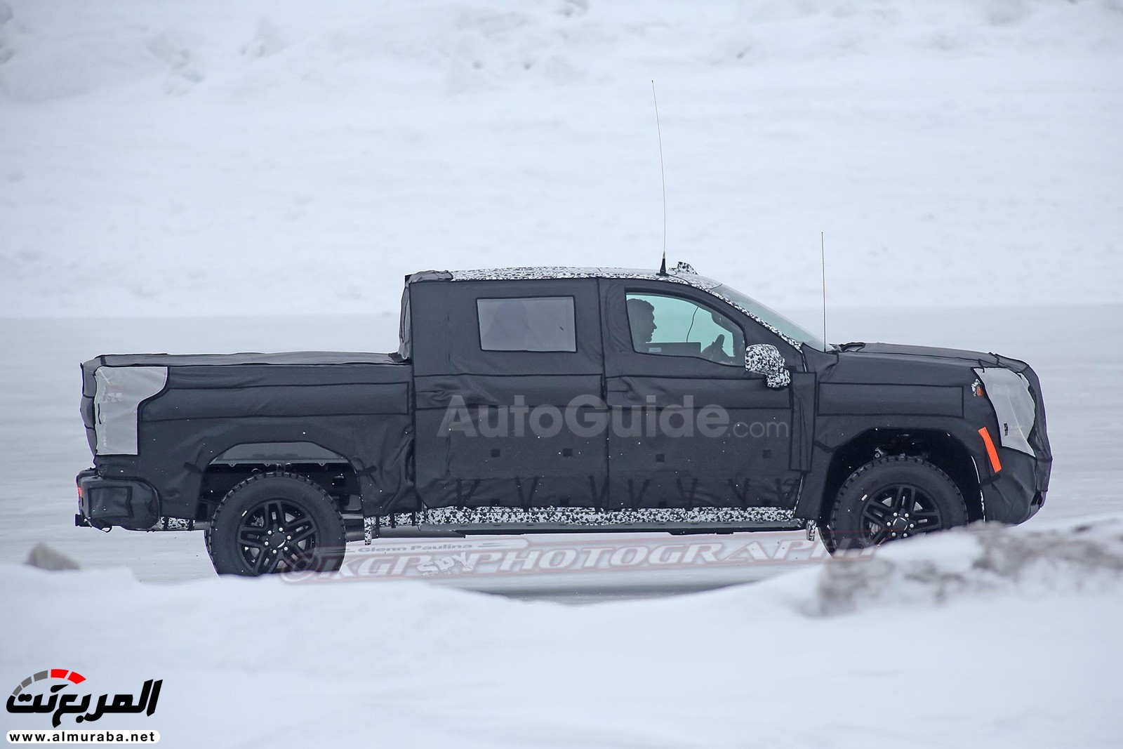 "صور تجسسية" أثناء اختبار الجيل القادم من شاحنة بيك أب "شيفروليه" سيلفيرادو Chevrolet Silverado 2019 3