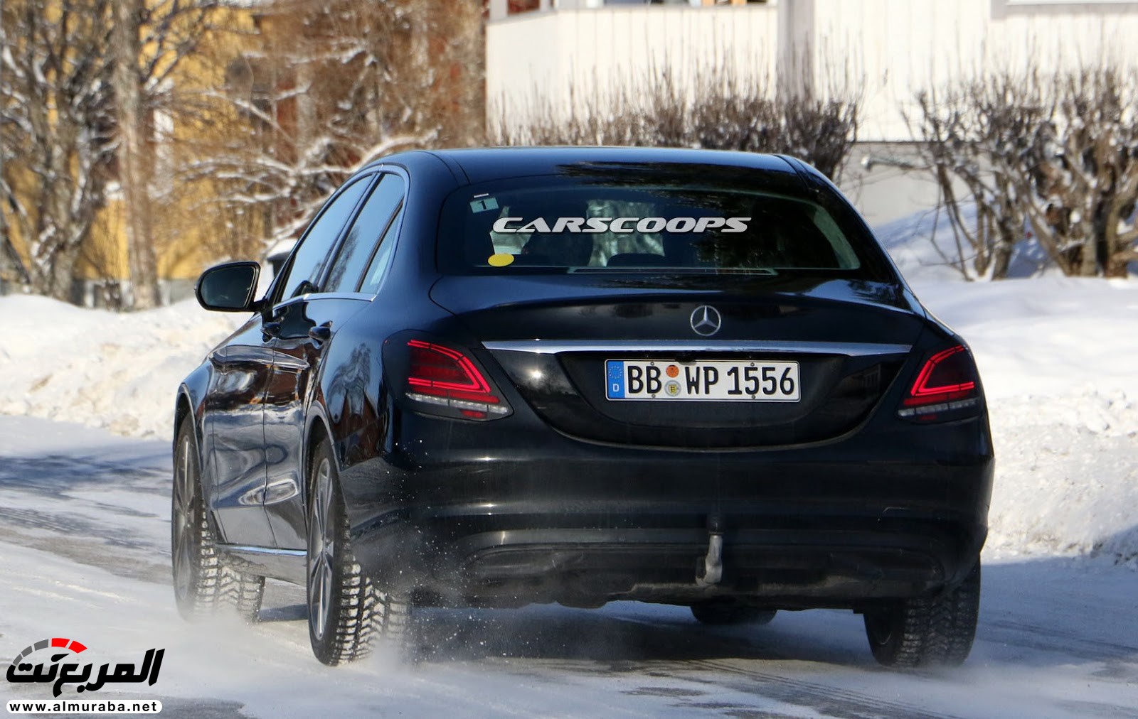 "صور تجسسية" أثناء اختبار فيس ليفت "مرسيدس بنز" سي كلاس بمصابيح محدّثة Mercedes-Benz C-Class 2018 4