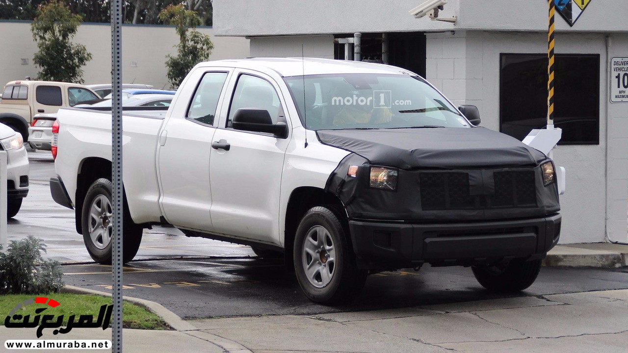 "صور تجسسية" أثناء اختبار شاحنة بيك أب "تويوتا" تندرا المحدثة 2018 بكاليفورنيا Toyota Tundra 4