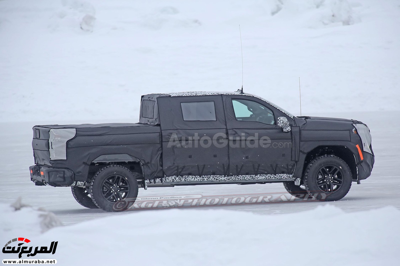 "صور تجسسية" أثناء اختبار الجيل القادم من شاحنة بيك أب "شيفروليه" سيلفيرادو Chevrolet Silverado 2019 4