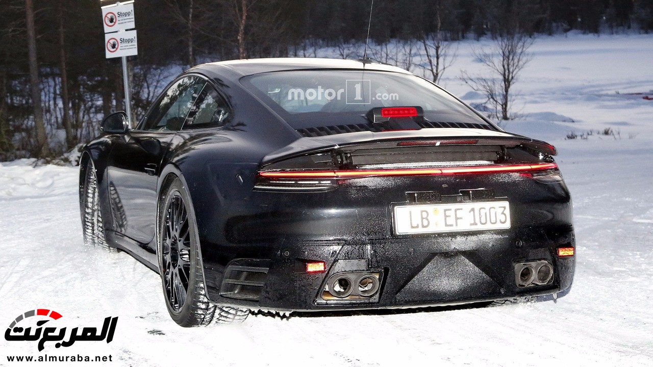 "صور تجسسية" أثناء اختبار نماذج اختبارية لبورش 911 الجيل القادم Porsche 2019 39