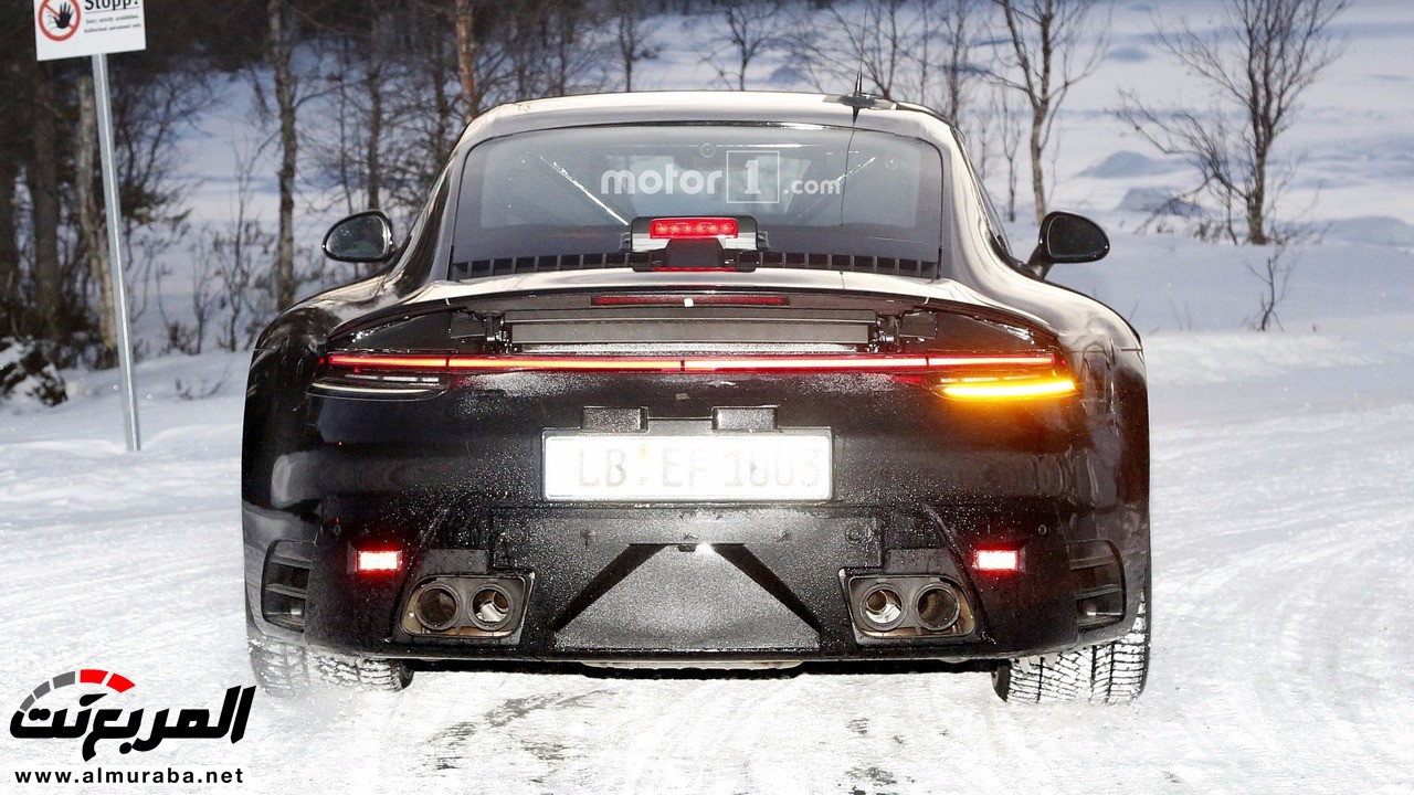 "صور تجسسية" أثناء اختبار نماذج اختبارية لبورش 911 الجيل القادم Porsche 2019 40