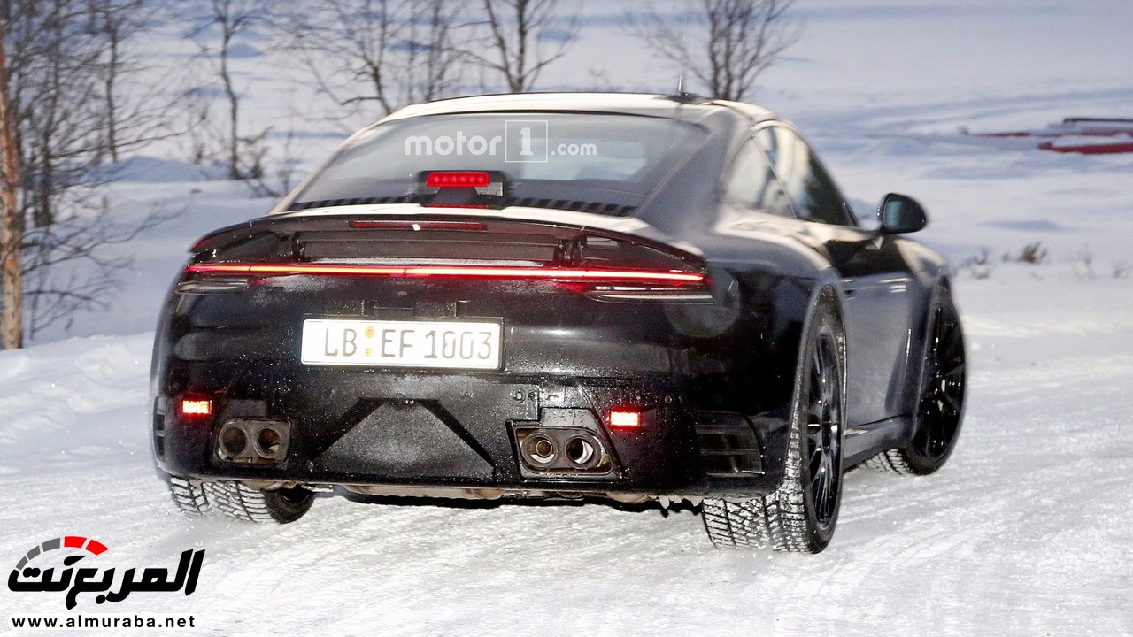 "صور تجسسية" أثناء اختبار نماذج اختبارية لبورش 911 الجيل القادم Porsche 2019 41