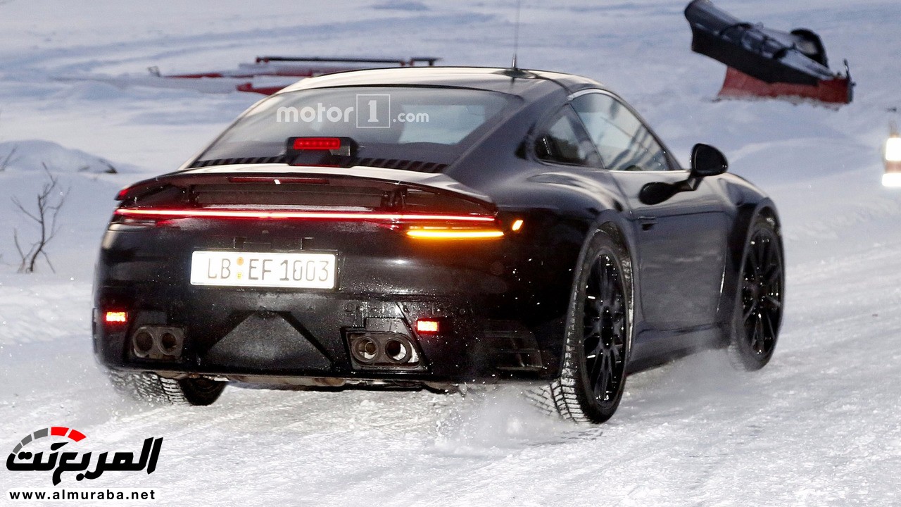 "صور تجسسية" أثناء اختبار نماذج اختبارية لبورش 911 الجيل القادم Porsche 2019 42