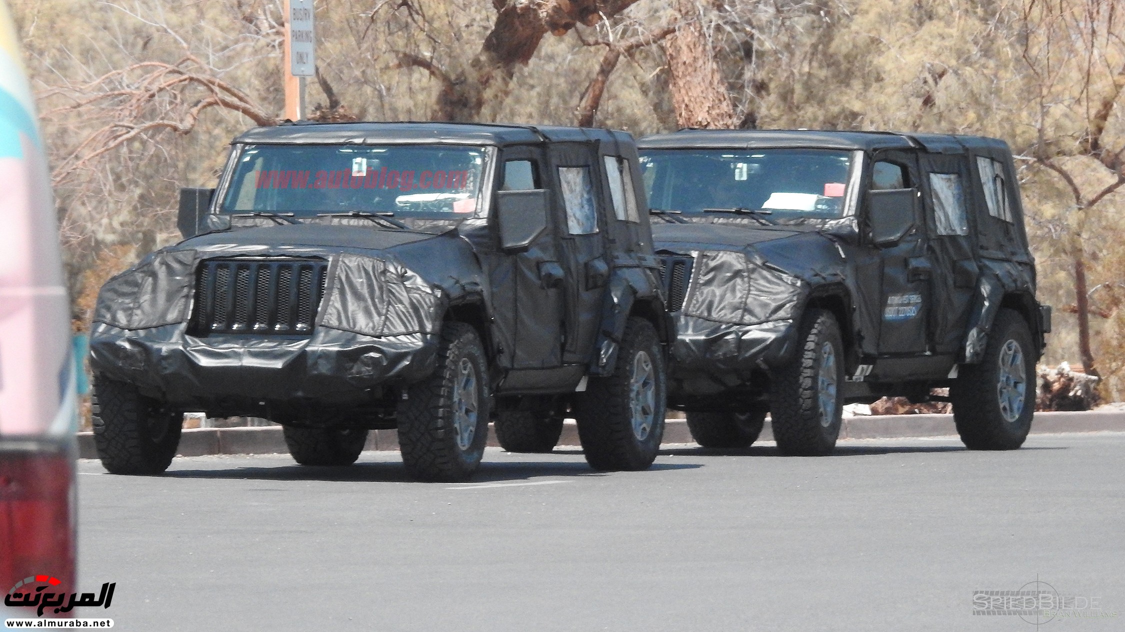 "صور تجسسية" أثناء اختبار "جيب" رانجلر الجيل القادم بكاميرا خلفية Jeep Wrangler 4