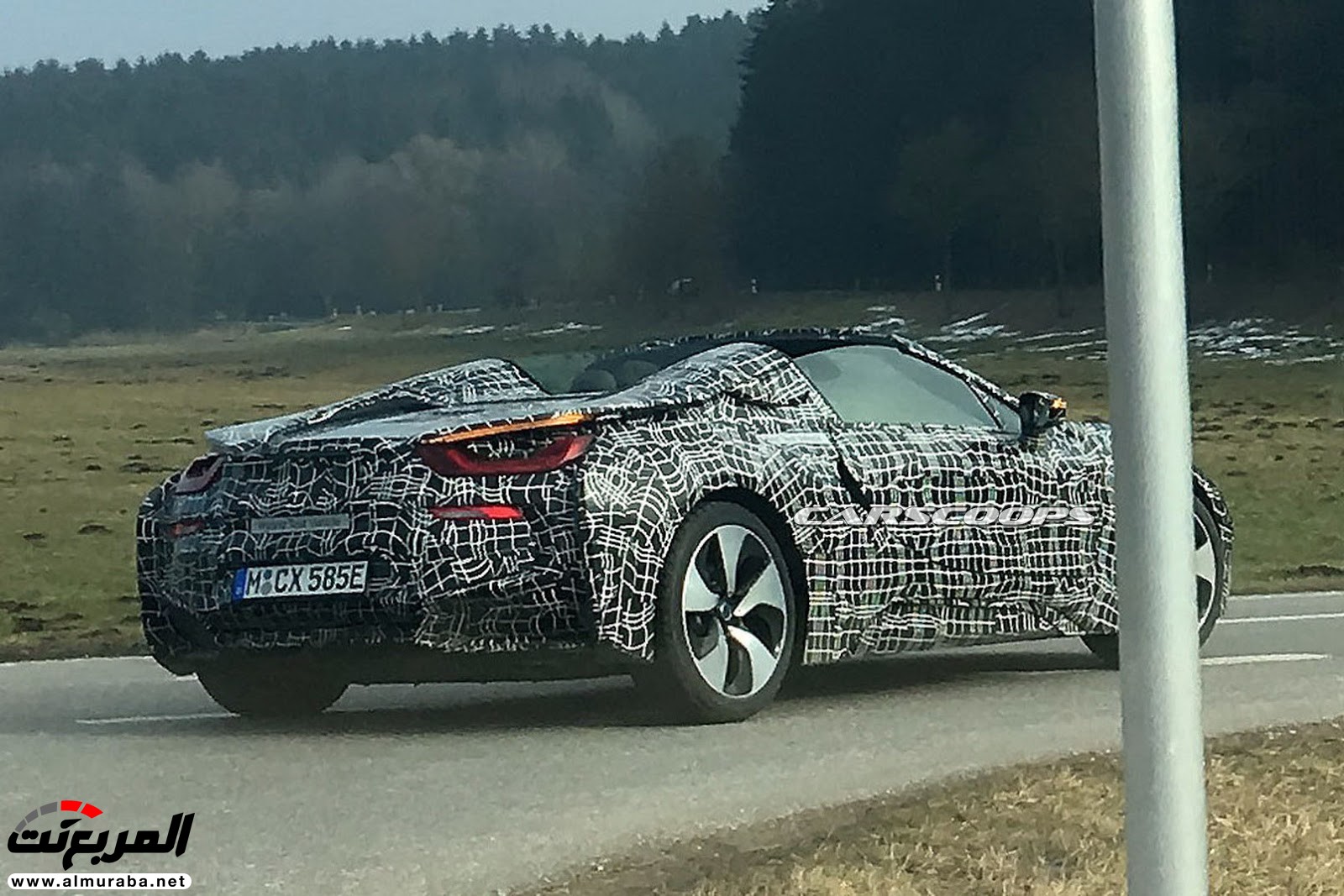 "صور تجسسية" لأول مرة أثناء اختبار "بي إم دبليو" i8 سبايدر ذات المكونات الهجينة BMW i8 Spyder 2019 5