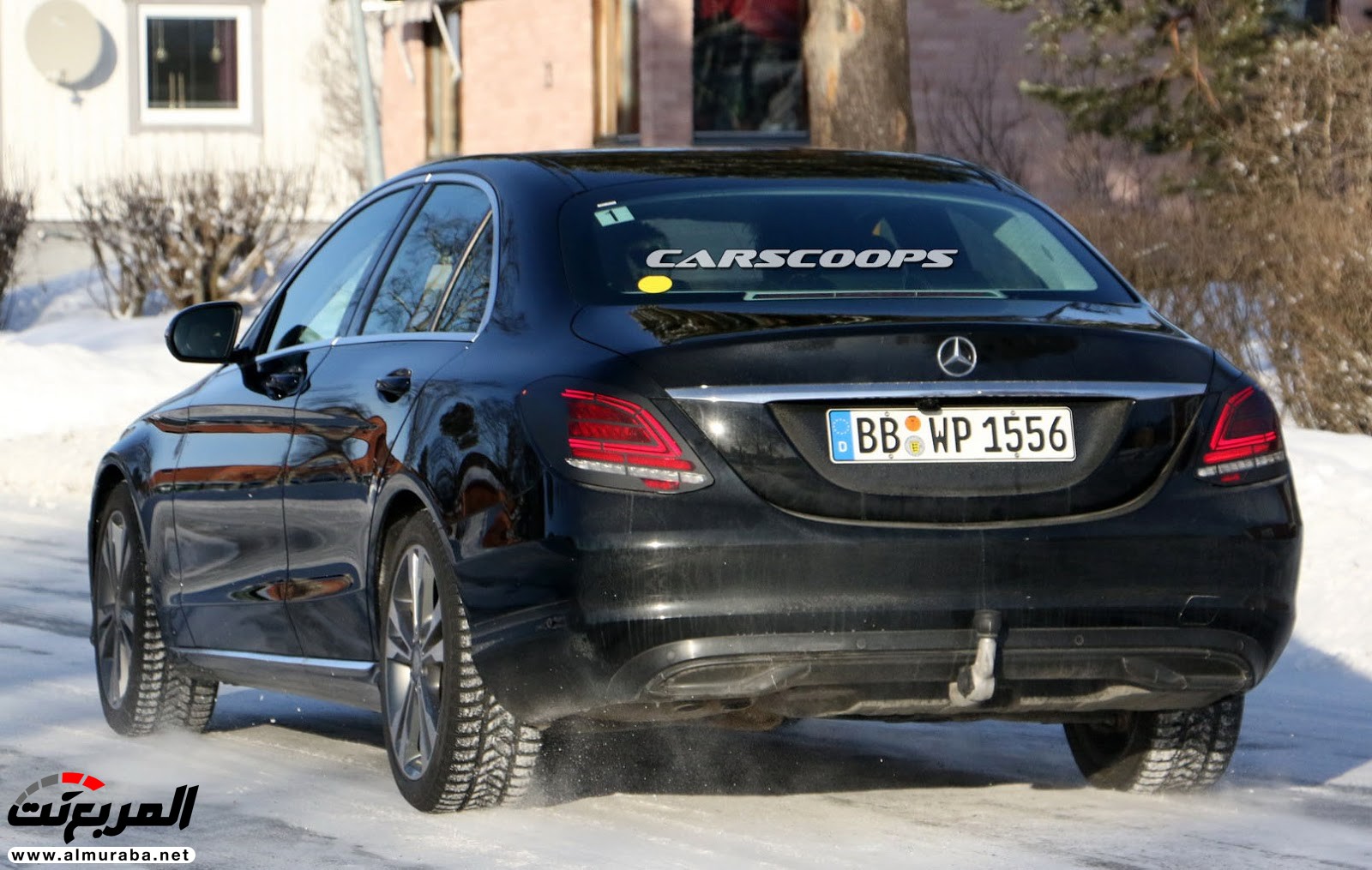 "صور تجسسية" أثناء اختبار فيس ليفت "مرسيدس بنز" سي كلاس بمصابيح محدّثة Mercedes-Benz C-Class 2018 6