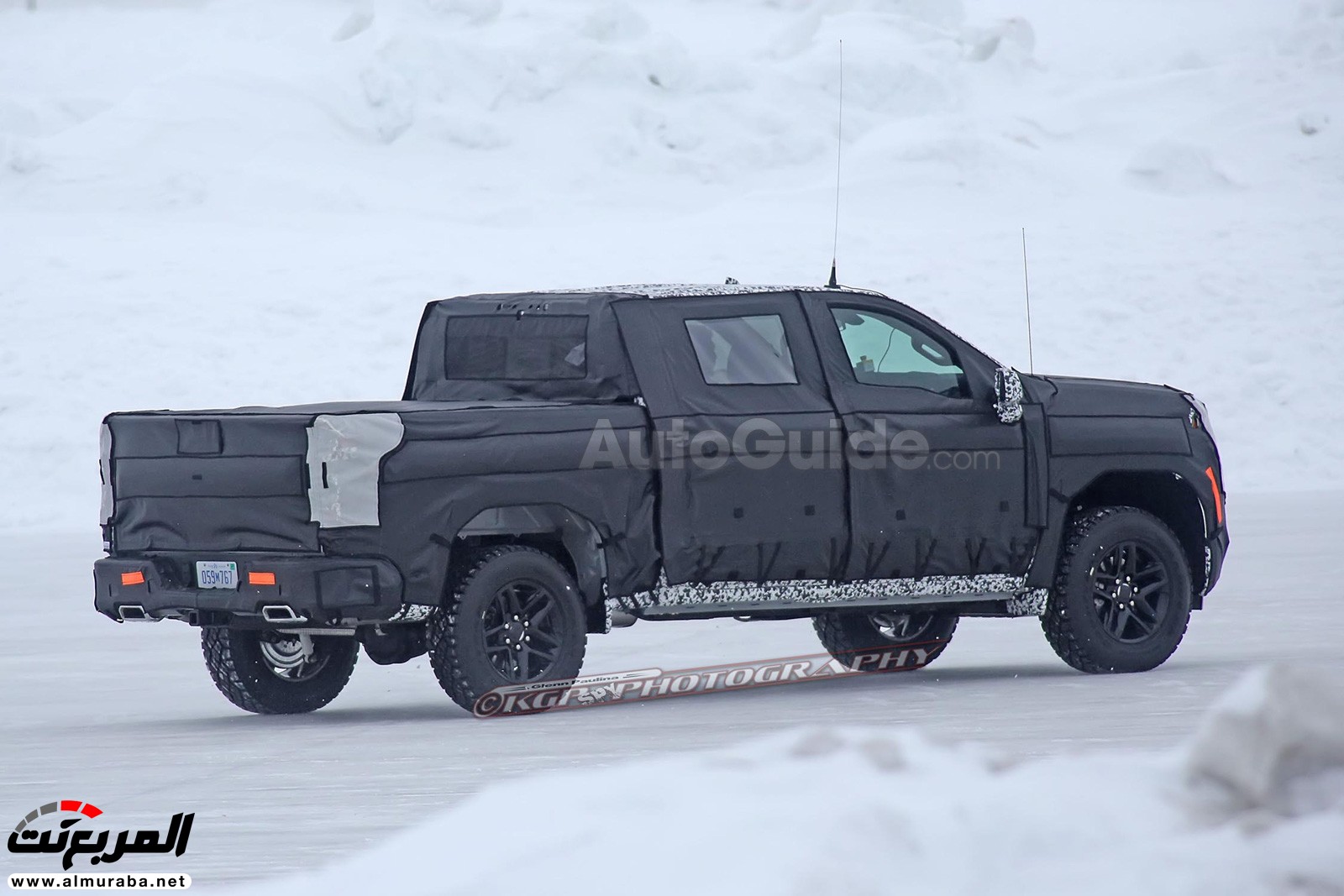 "صور تجسسية" أثناء اختبار الجيل القادم من شاحنة بيك أب "شيفروليه" سيلفيرادو Chevrolet Silverado 2019 6