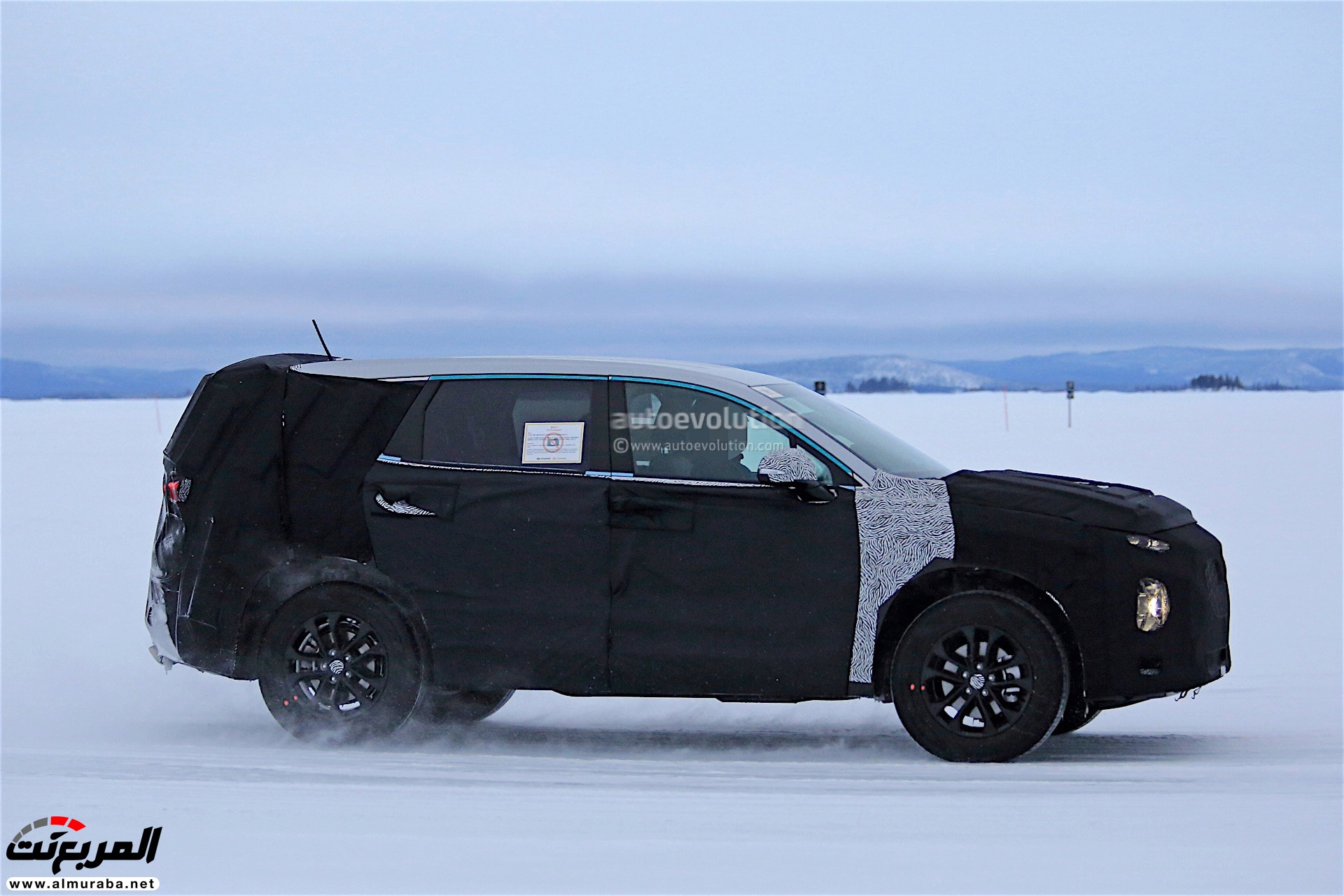 "صور تجسسية" للمرة الأولى أثناء اختبار "هيونداي" سانتا في الجيل القادم Hyundai Santa Fe 2018 7