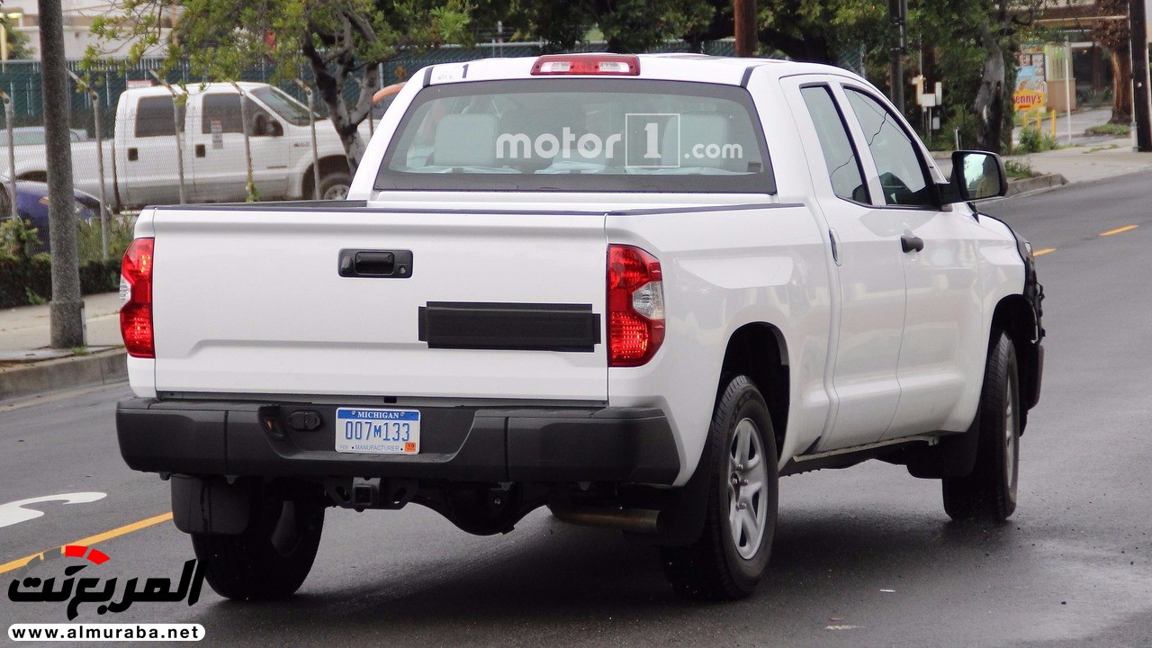 "صور تجسسية" أثناء اختبار شاحنة بيك أب "تويوتا" تندرا المحدثة 2018 بكاليفورنيا Toyota Tundra 7