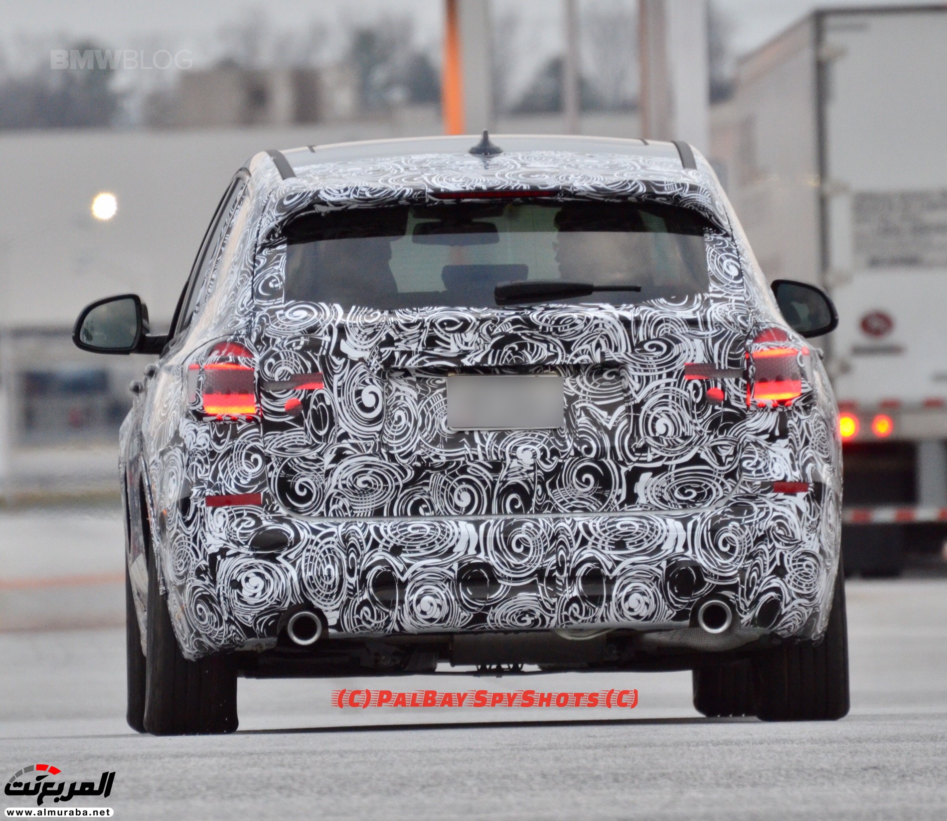 "صور تجسسية" أثناء اختبار الجيل القادم من "بي إم دبليو" X3 بعجلات جديدة BMW X3 2018 7