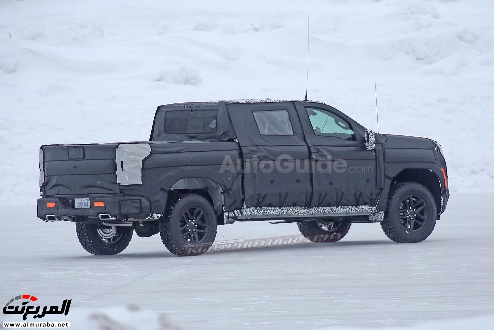 "صور تجسسية" أثناء اختبار الجيل القادم من شاحنة بيك أب "شيفروليه" سيلفيرادو Chevrolet Silverado 2019 7