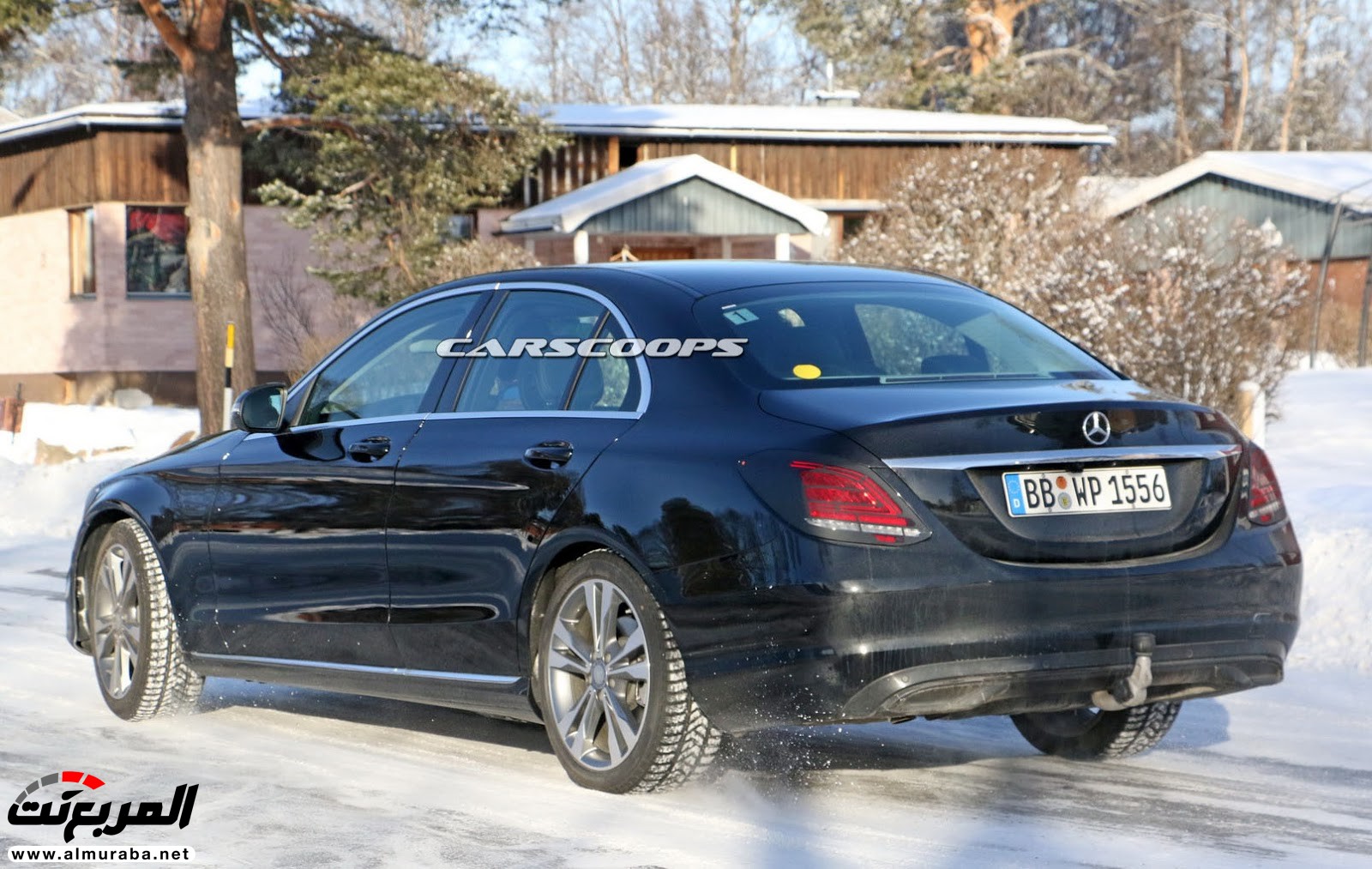 "صور تجسسية" أثناء اختبار فيس ليفت "مرسيدس بنز" سي كلاس بمصابيح محدّثة Mercedes-Benz C-Class 2018 7