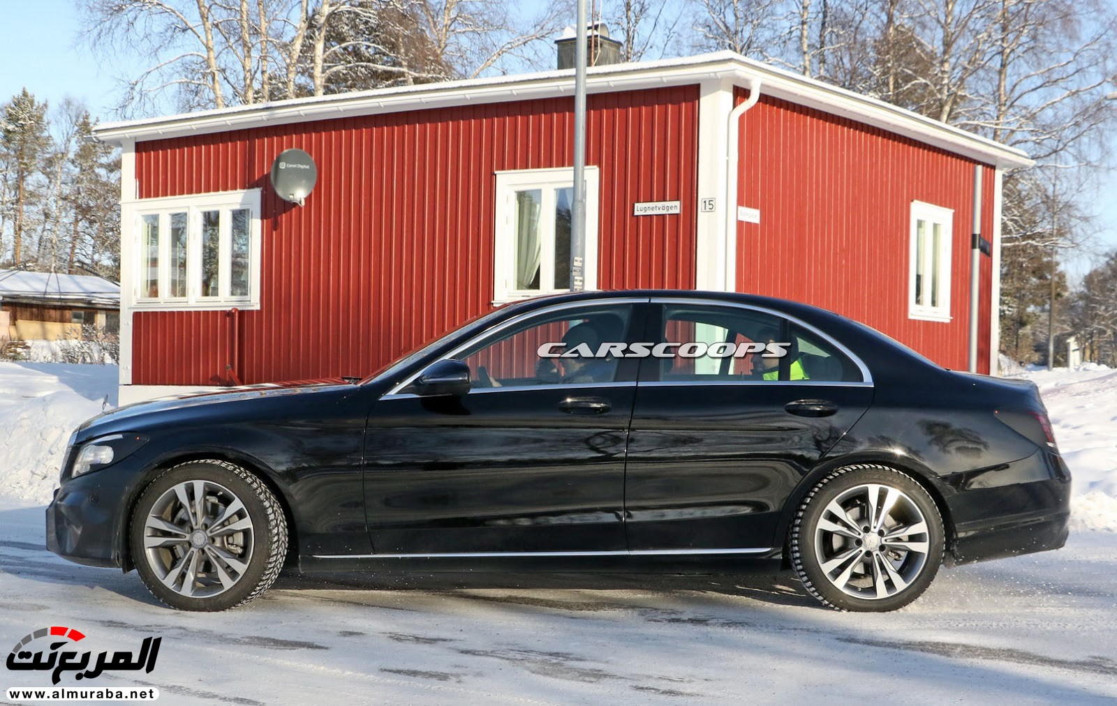 "صور تجسسية" أثناء اختبار فيس ليفت "مرسيدس بنز" سي كلاس بمصابيح محدّثة Mercedes-Benz C-Class 2018 8