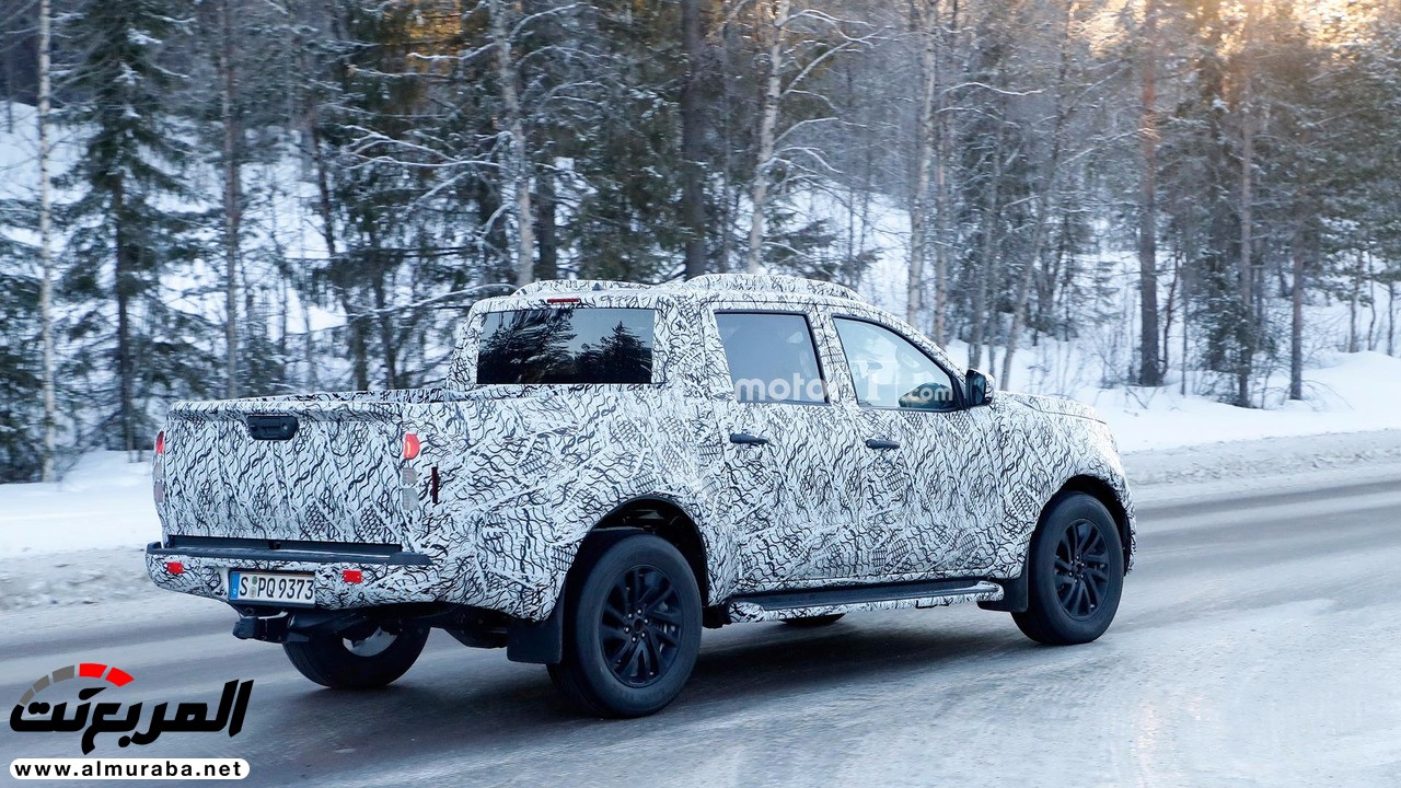 "صور تجسسية" أثناء إجراء الاختبارات الشتوية على بيك أب "مرسيدس" إكس كلاس Mercedes X-Class 11