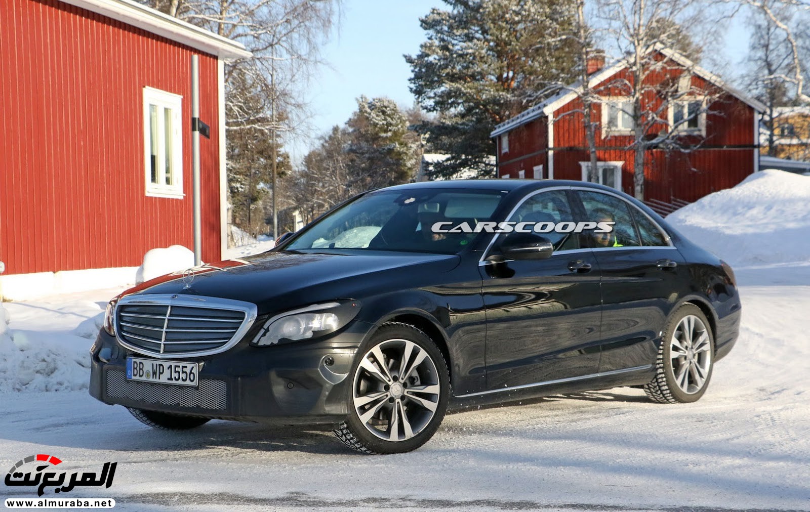 "صور تجسسية" أثناء اختبار فيس ليفت "مرسيدس بنز" سي كلاس بمصابيح محدّثة Mercedes-Benz C-Class 2018 9