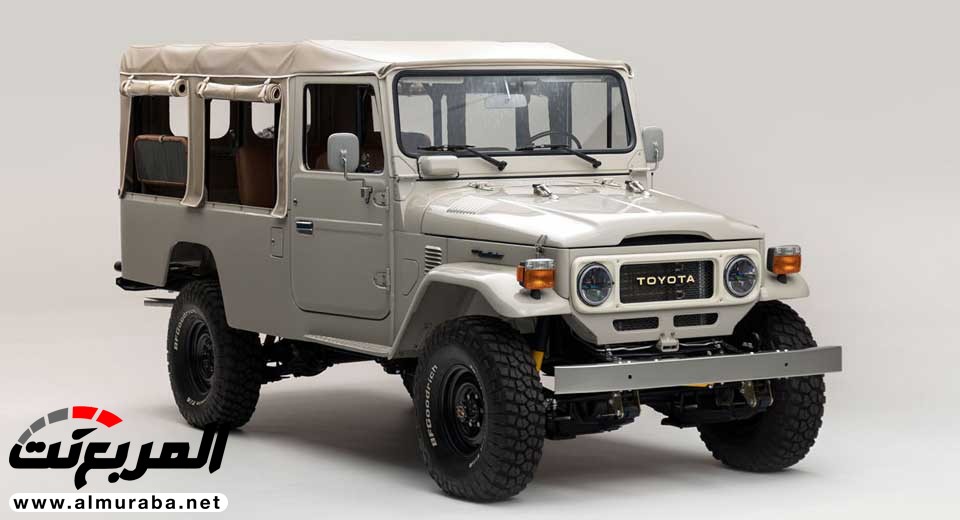 “بالصور” شاهد الكلاسيكية “تويوتا” لاند كروزر 1981 المعدلة التي كانت مخصصة لنقل قوات الجيش Toyota Land Cruiser