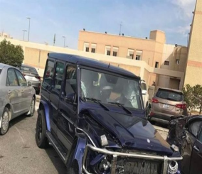 "فيديو" شاهد انشغال قائد سيارة بالتصوير بالجوال أثناء القيادة ما أدى لوقوع حادث مروري 8