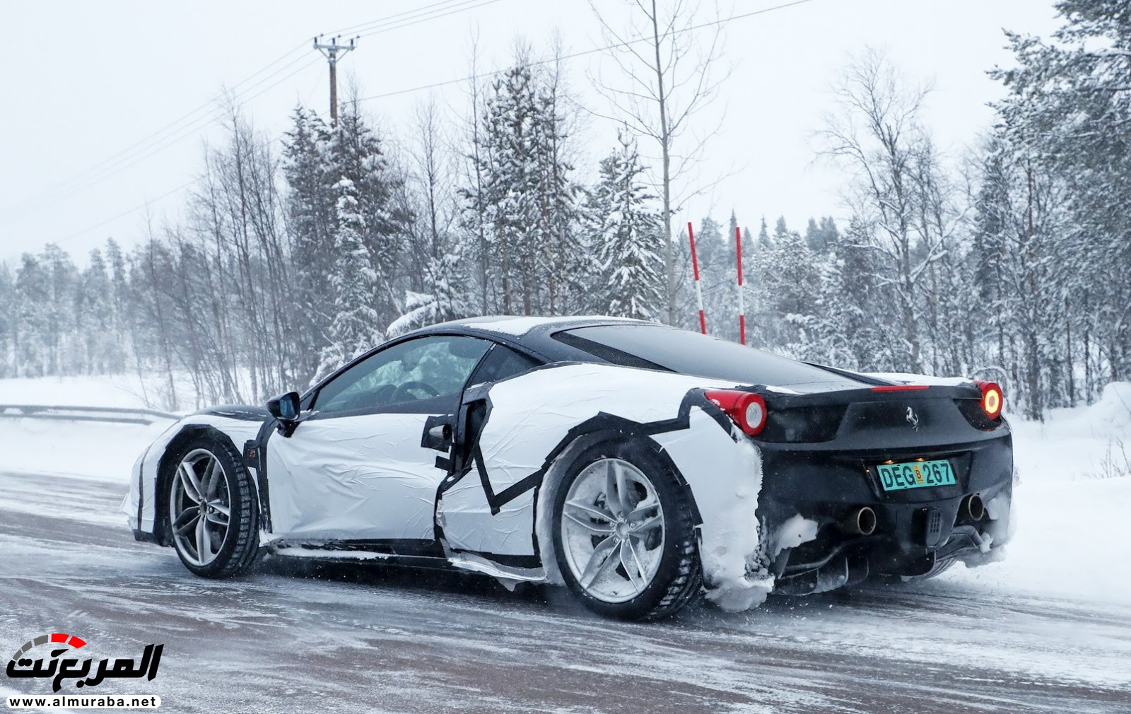 للمرة الأولى "فيراري دينو" المنتظرة طويلا تُرصد أثناء اختبارها بالسويد Ferrari Deno 8