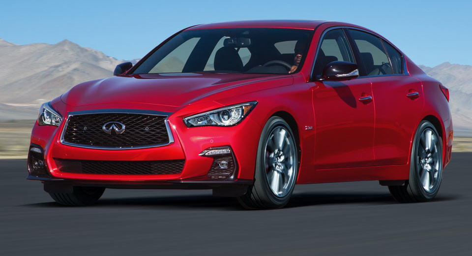 “إنفينيتي” تعتزم تدشين Q50 المحدّثة 2018 بمميزات قيادة شبه ذاتية بجنيف Infiniti Q50