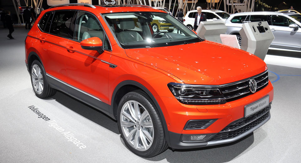 “فولكس فاجن” تيجوان أولسبيس 2018 ذات السبع مقاعد تدشن بمعرض جنيف Volkswagen Tiguan Allspace