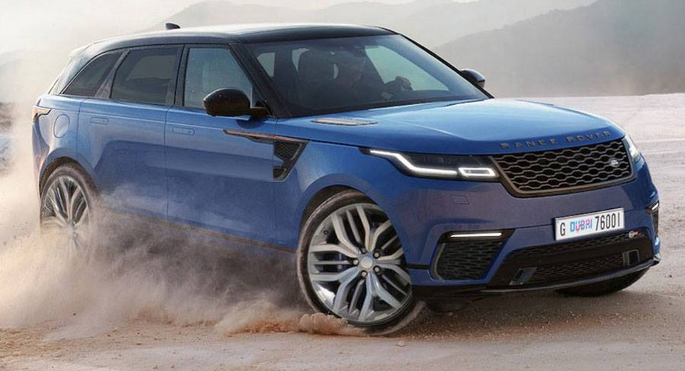 “صورة افتراضية” لما يمكن أن يكون عليه شكل عالية الاداء “رينج روفر” فيلار إس في آر Range Rover Velar SVR