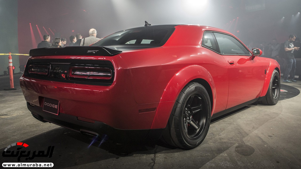 "فيديو وصور" دودج تشالنجر SRT 2018 ديمون نسخة الشيطان تكشف نفسها بقوة 840 حصاناً Dodge Challenger SRT Demon 11