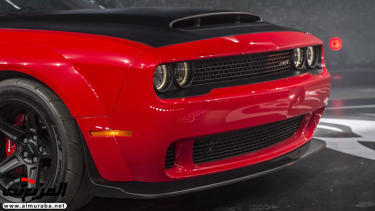 "فيديو وصور" دودج تشالنجر SRT 2018 ديمون نسخة الشيطان تكشف نفسها بقوة 840 حصاناً Dodge Challenger SRT Demon 13