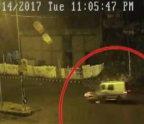 "فيديو" شاهد حادث عنيف بسبب انعطاف خاطئ 10